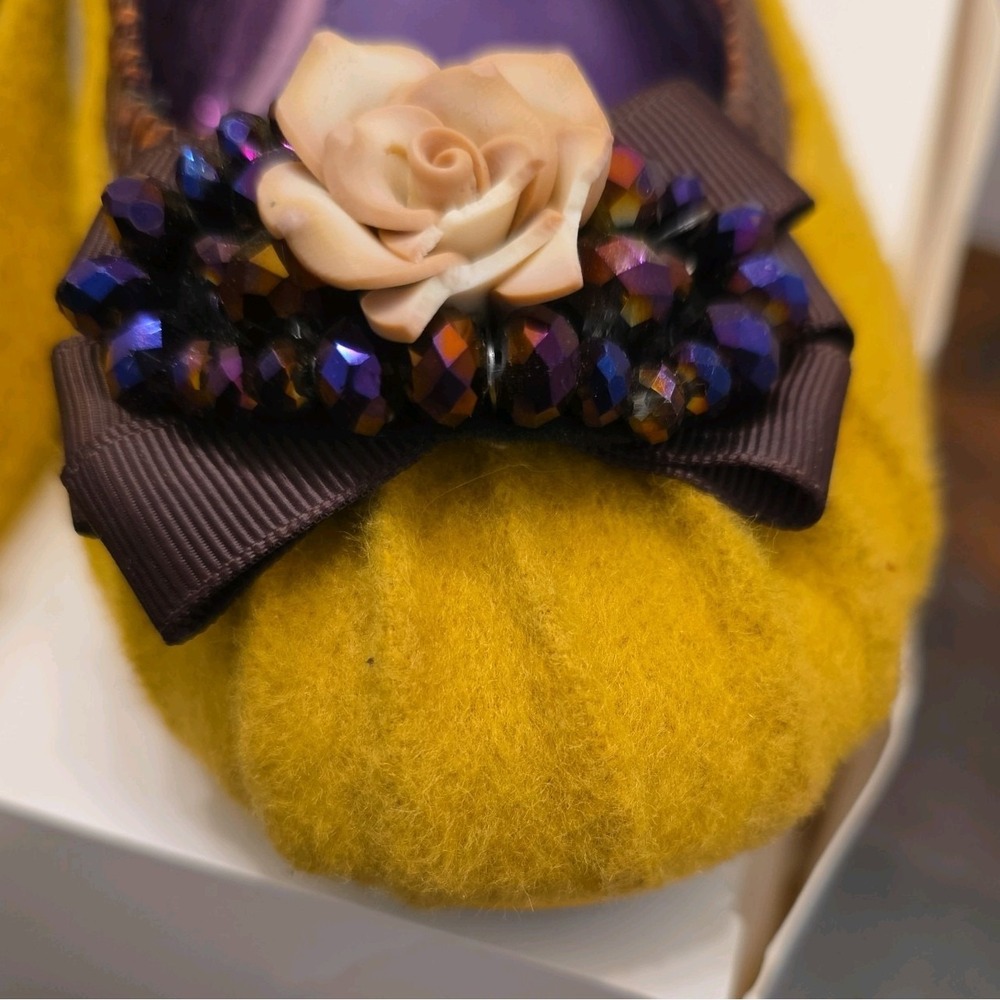 Poetic License Shoes Notice Me Flats Yellow Women's EUR size 40.5 US size 9.5 - Picture 3 of 16